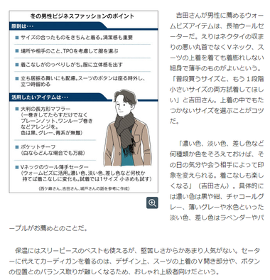 日本経済新聞の夕刊で「ウォームビズ」について解説をしました！